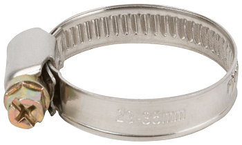 Хомут обжимной нерж.сталь Ø23-35 мм 64279