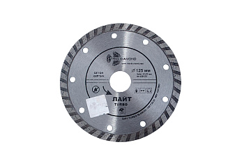 Диск алмазный TURBO Лайт Ø125x22,23мм Trio Diamond 420125