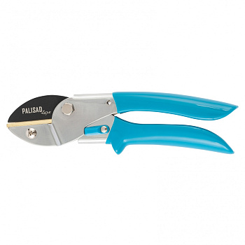 Секатор с наковальней 205мм "Palisad LUXE" усиленный, рукоятки в ПВХ-оболочке 605245