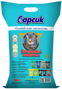 Барсик "Альпийская свежесть" 15л 93001