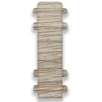 Соединитель для плинтуса К55 "Идеал Комфорт" 207 / Дуб кофейный