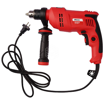 Дрель ударная 750Вт/ЗВП/13мм/рев-с/рег. обор./кор. DERZHI ДУ-13/750Д(Наб. свёрл DERZHI п/мет 5шт -1)