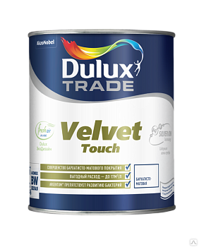 Краска ВД DULUX TRD VELVET Touch база BC 4,5л 5254981