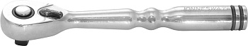 Рукоятка трещоточная 1/4"DR, 48 зубцов, 130мм 047165 (R3602)*