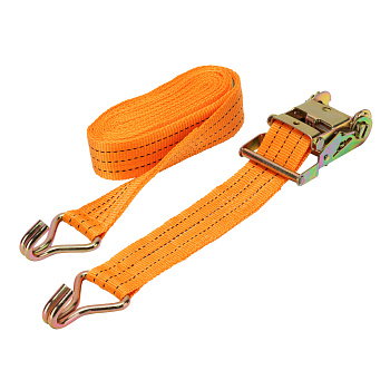 Ремень "Stels" багажный с крюками 0,05х6м, храповый механизм 54385