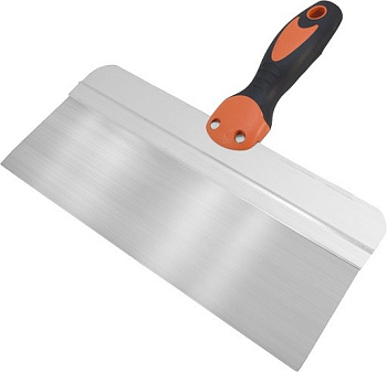 Шпатель фасадный 300мм ПРОФИ нержавеющая сталь, двухкомпонентная ручка 320-0300
