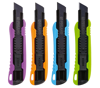 Нож строительный "Finland" 18мм 2013