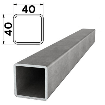 Труба профильная 40х40х3.0х6000мм ГОСТ 8639-82, теор. вес (КТПЗ) 