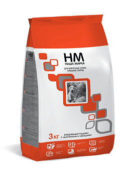 Наша Марка Собака средних пород 3кг 12373