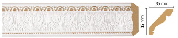 155S-115/36 Плинтус (35x35x2400)