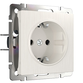 Евророзетка W1171013 Перламутровый рифленый WERKEL a051184