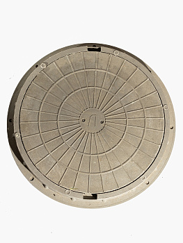 Люк круглый Тип Л Ø740мм H60 Серый (15кН)