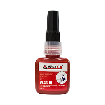 Анаэробный клей-герметик СИНИЙ тюбик (15 мл.) VALFEX (демонтаж с усилием) (144/24) (10131010/110124/