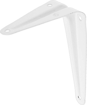 Уголок-кронштейн STAYER "MASTER" 100х75мм Белый 37400-1
