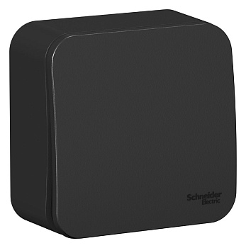 Переключатель 1кл ОП 10А Антрацит BLNVA106016 SE