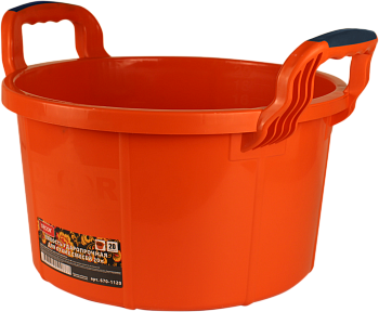 Емкость круглая "DECOR" ударопрочная 50л, 2К ручки 670-1150