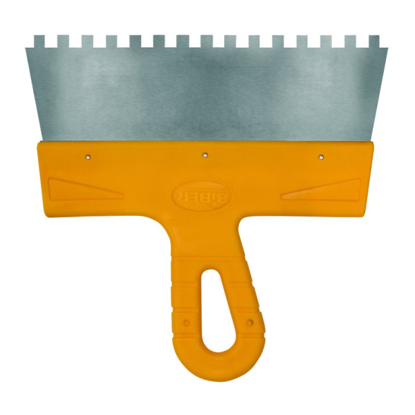 Шпатель фасадный МАСТЕР 150мм зуб 8х8мм 35182 БИБЕР