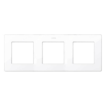 Рамка 3п Белая Simon 24 2400630-030