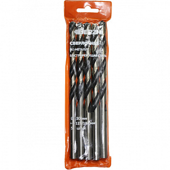 Сверло по металлу удлиненное Ø10х121/184мм DERZHI 8302-024