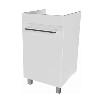 Тумба Wash 48Н 1д. Белый глянец