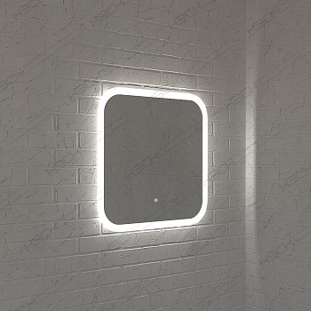 Зеркало 341 ск с LED подсветкой 9,6 Вт/м 60*80 см с сенсорным выкл.  3410608