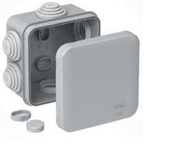 Коробка разветвительная "SCHNEIDER" IMT35090, 70х70х40, 6 вводов, IP55, (96/1)