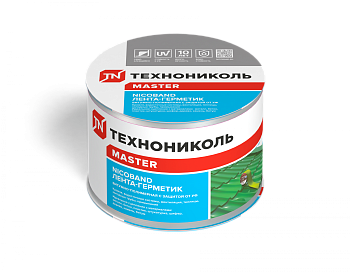 Герметизирующая самокл. лента NICOBAND 3 м х 7,5 см серебристый 