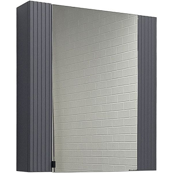 COMFORTY. Зеркало-шкаф "Лима-70" антрацит