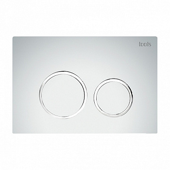 Клавиша смыва, универсальная, матовый хром, Unifix, 080, IDDIS, UNI80M0i77
