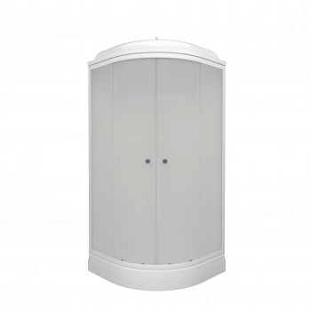 Душ кабина Вельвет А 90*90  7мест+Сифон D=90мм	(поддон пд2)																