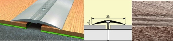 Стык 38x0,9 дуб марсель