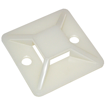 Площадка монтажная 20х20 самоклеящаяся белая Fortisfiex 49444 (100шт/1уп)