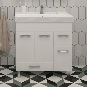 Комплект тумба "Cosmo 80" + умывальник Фостер 80