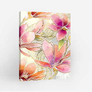 Картина XXL Нежные лилии 190х140