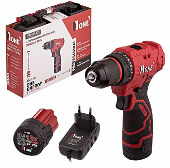 Дрель-шуруповерт аккум. №1 CDI12/1.5-SPRO (35Hm 12V/1.5Ah 10мм метал. патрон 500-1650об/мин КЕЙС)
