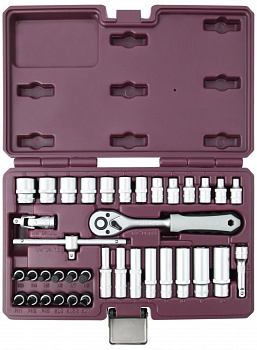 Набор инструмента 1/4" DR 38 предметов 052056/54001 (UTS0038)