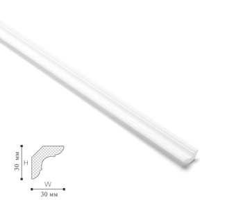 Плинтус потол. МР (30*30) 95шт. в уп.