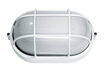 Светильник НБП 04-100-002 У3 IP54 овал белый с решеткой  Беларусь В-07847