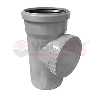 Ревизия с крышкой D110мм вн.канализ.(25) VALFEX