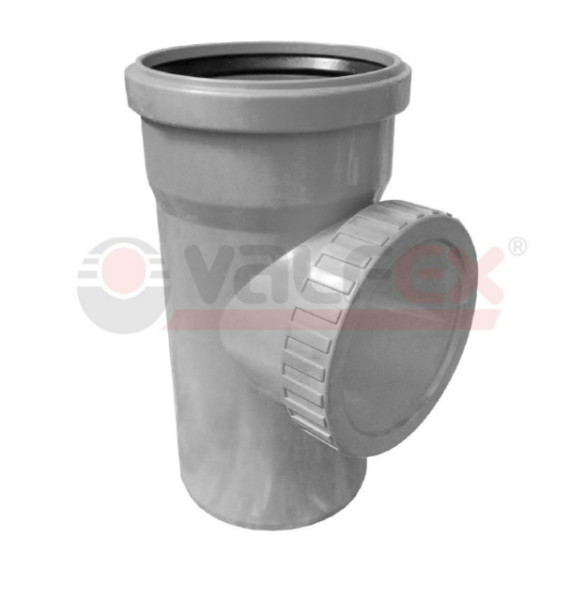 Ревизия с крышкой D110мм вн.канализ.(25) VALFEX