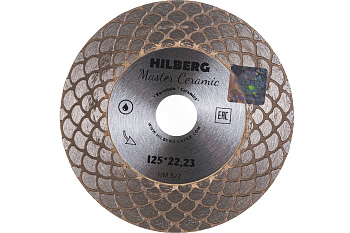 Диск алмазный сплошной ультратонкий Master Ceramic Ø125x25x22,23x1.6мм HM522