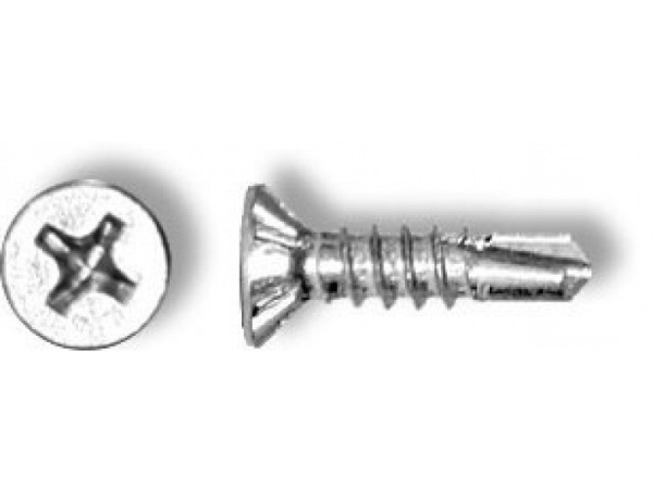 Саморез оконный 3,9х16 б.ц сверло (1000шт)