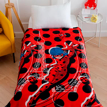 Плед Павлинка Леди Баг 150х200см аэрософт 190г/м пэ100% 9715502