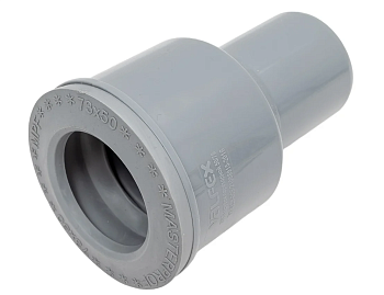 Переход с чугуна на пластик  50х75 вн.канализ.с манжетой (200) VALFEX