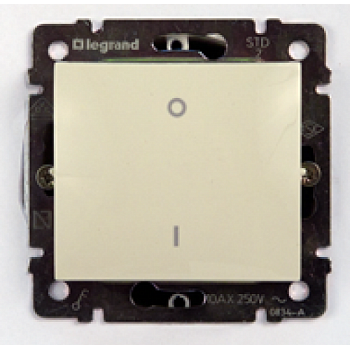 Механизм выкл.1-кл.2-х полюс СП VALENA сл. кость Legrand 774302 