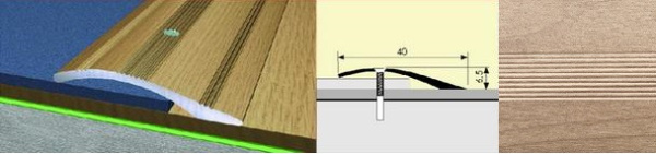 Кант полукруглый 40x0,9 дуб жемчужный