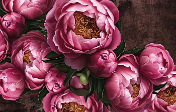 Картина Пионы 110х70