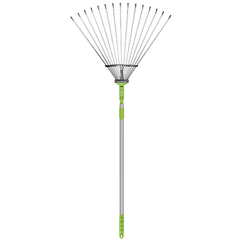 Грабли веерные телескопические 78,5/162см "Центроинструмент" 0231-6