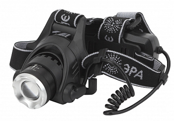 Фонарь налобный аккум. 5Вт CREE, алюмин, акк. 2,5Ач, IP40, USB GA-805 ЭРА Б0039625 Электрика