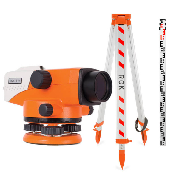Комплект оптический нивелир RGK N-32 + S6-N + S5